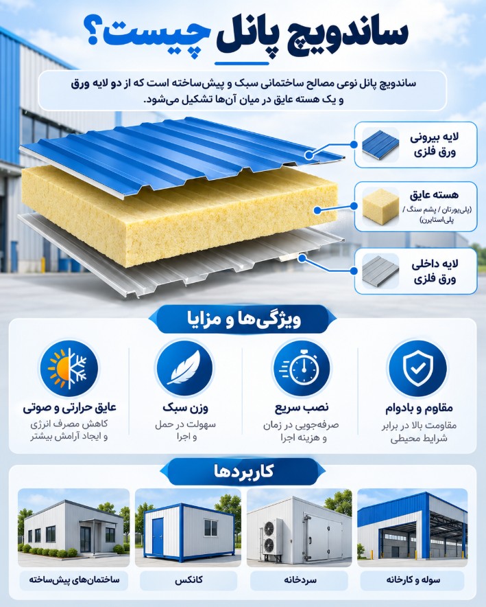 ساندویچ پانل چیست