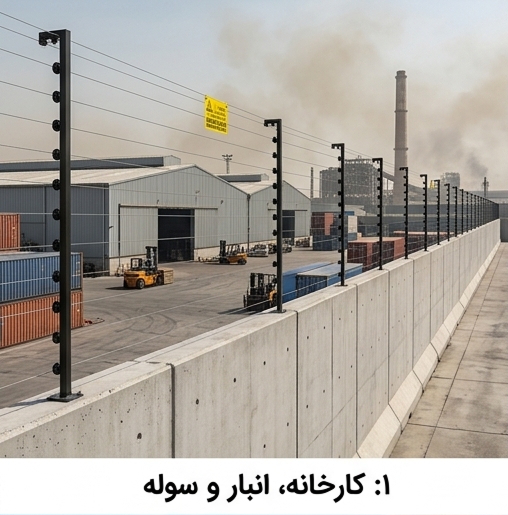 فنس الکتریکی صنعتی