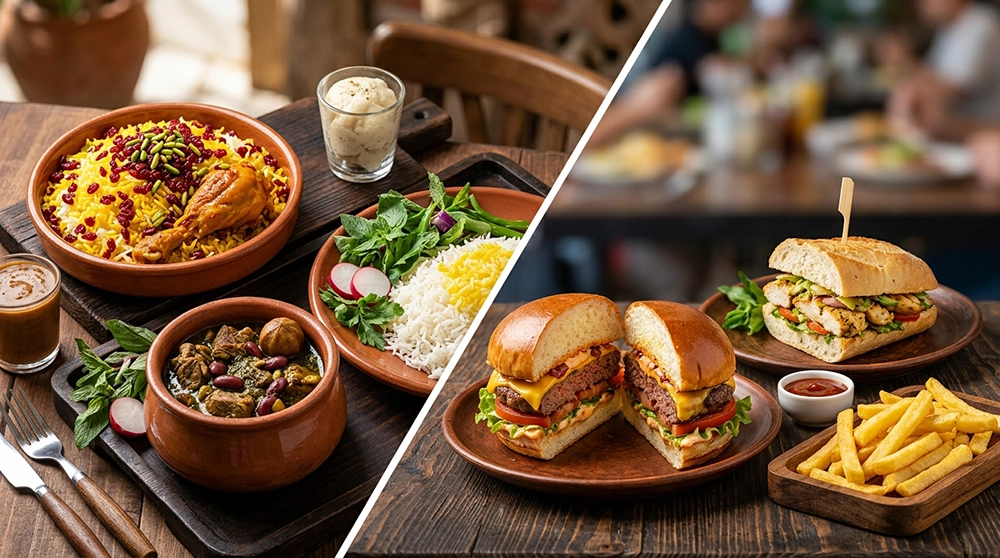 غذای نیم پرسی