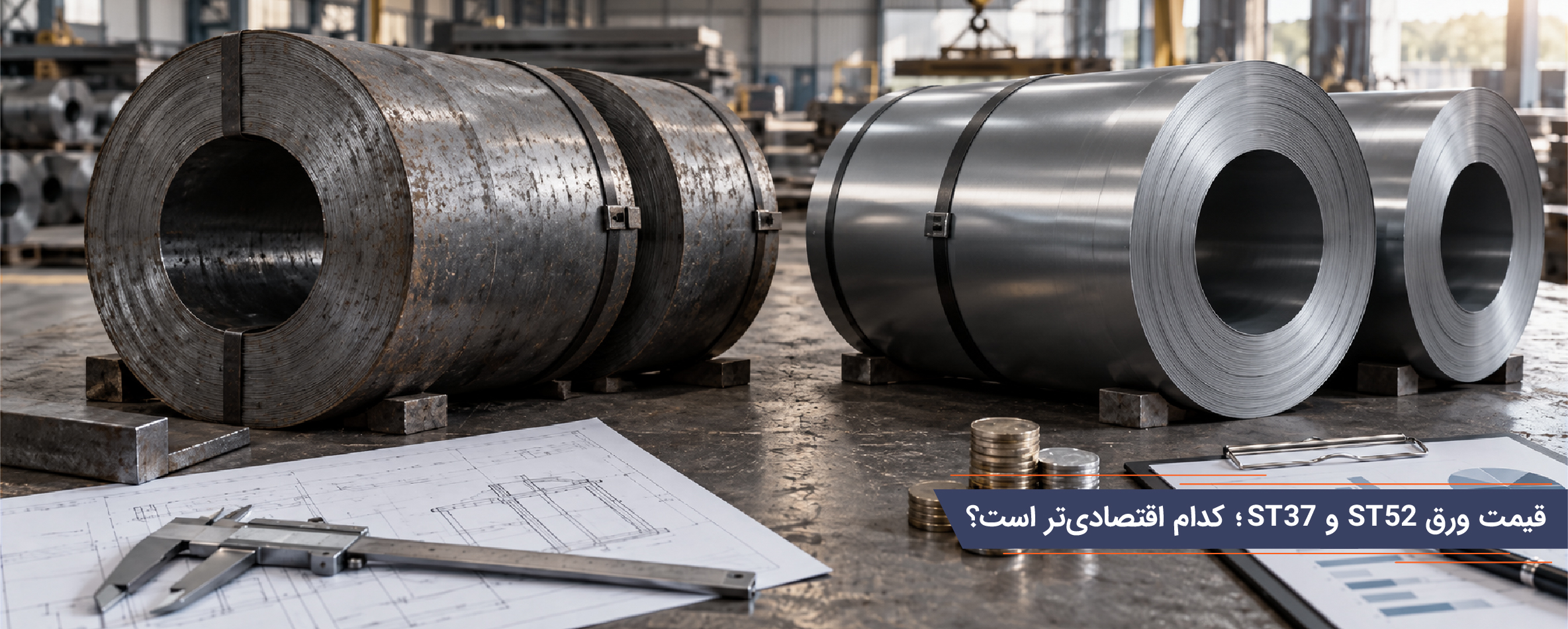 قیمت ورق ST37 و ST52؛ کدام اقتصادیتر است؟