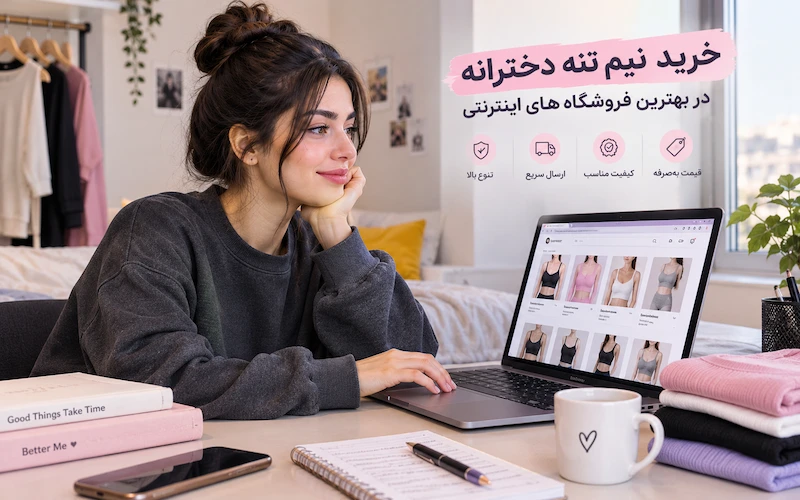 تصویر بهترین سایت برای خرید نیم تنه